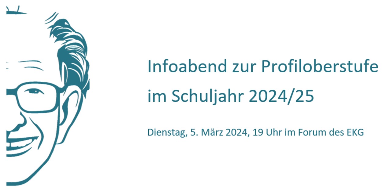 Ankündigung auf der homepage