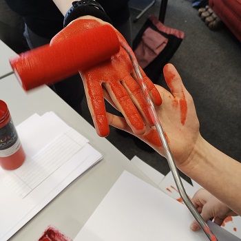 RedHandDay Hand klein